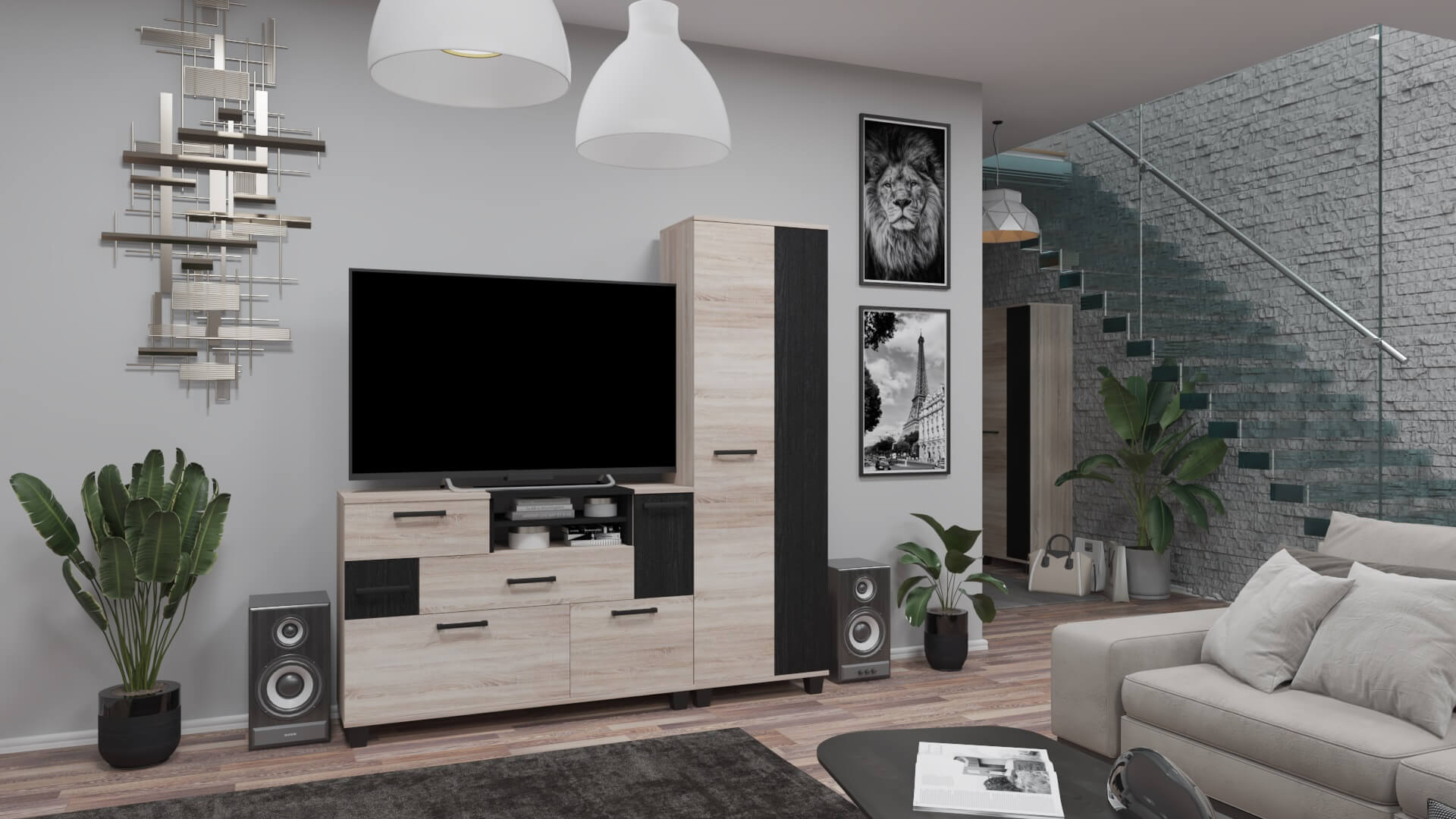 Corpus Garden Nappali 190 cm Sonoma-Canterbury