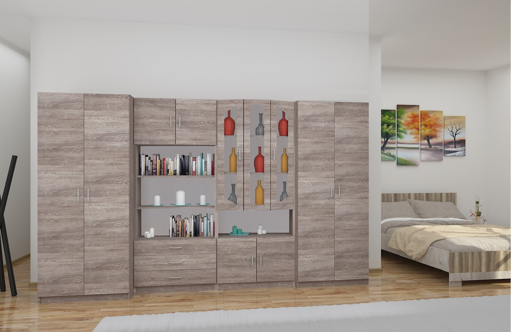 Corpus UNI Viktória 320 cm Trüffel