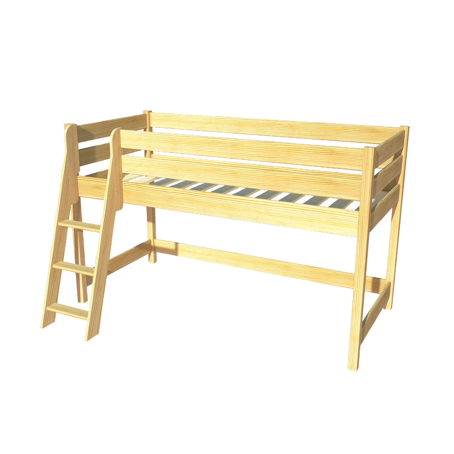 Leo emelt ágy - ferde létrával