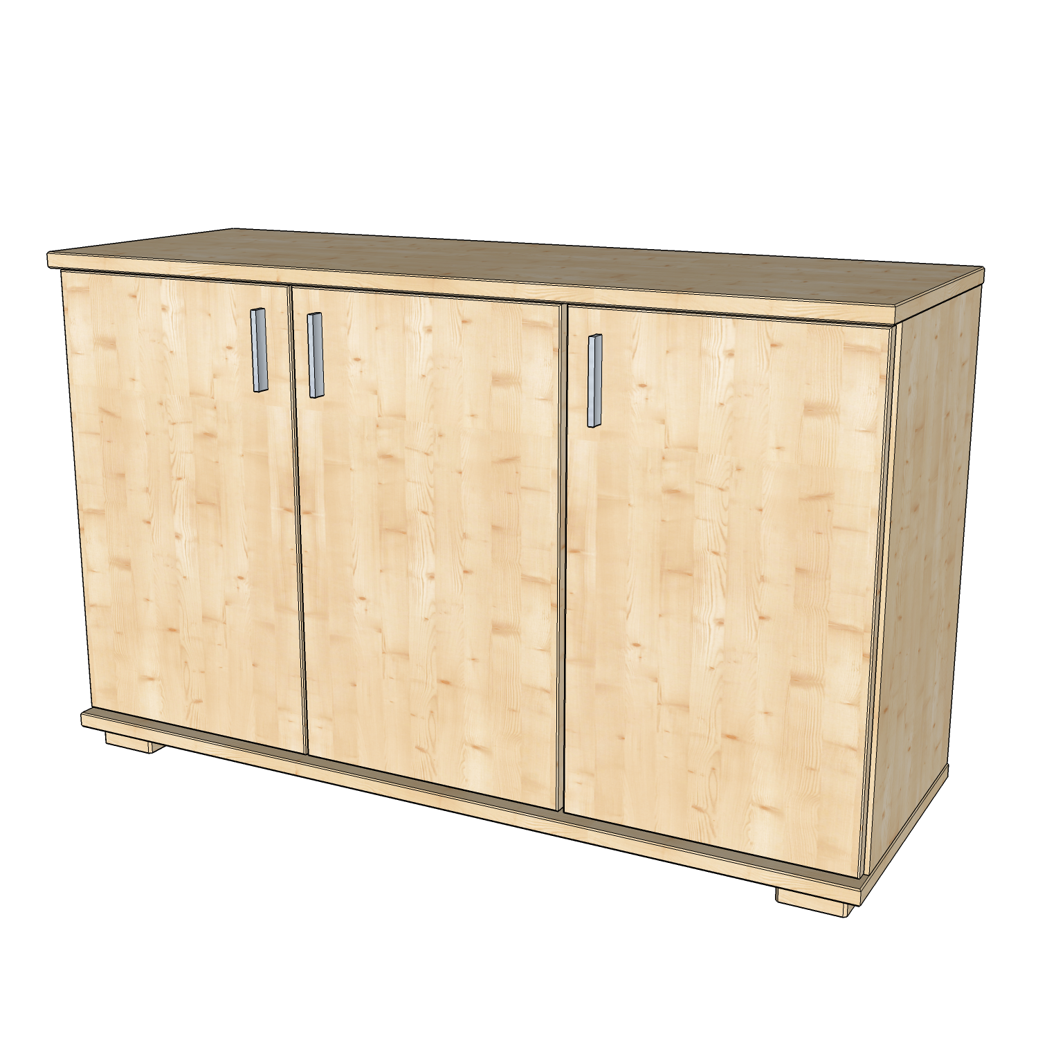 Nobis 3 ajtós komód