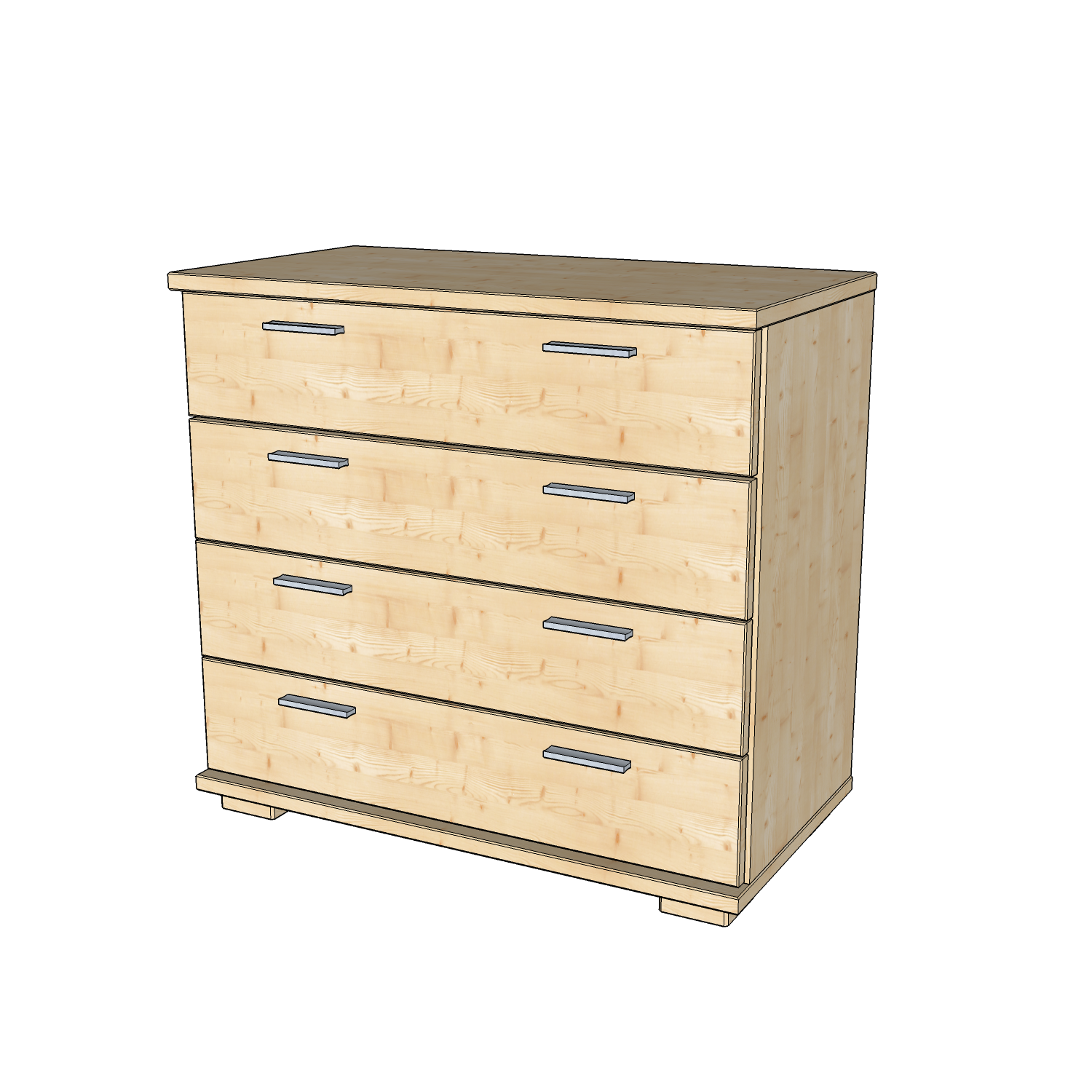 Nobis 4 fiókos komód