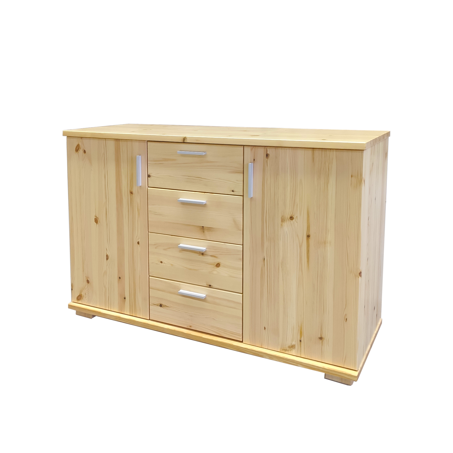 Nobis 4 kisfiókos 2 szélső ajtós komód