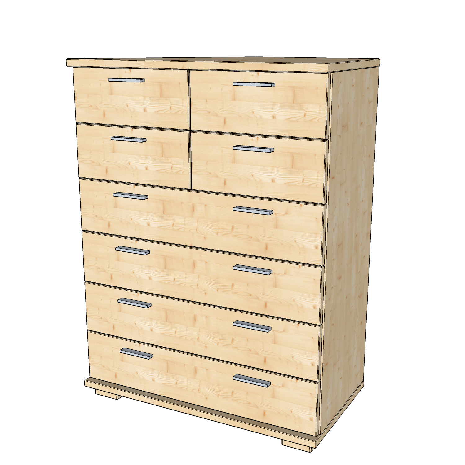 Nobis 8 fiókos komód