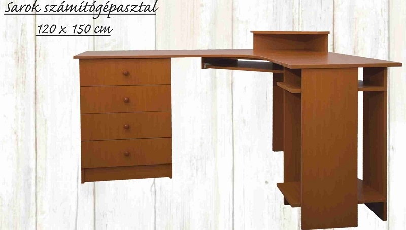 Sarok számítógépasztal 2