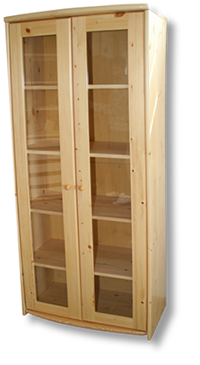 TAMÁS 2A vitrines szekrény